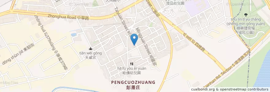 Mapa de ubicacion de 阿吉黑糖冰店 en Taiwan, Nuova Taipei, Distretto Di Shulin.