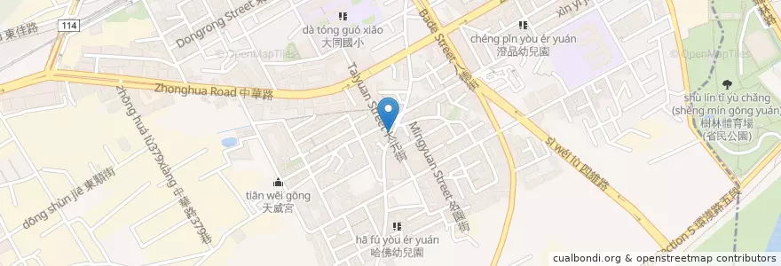 Mapa de ubicacion de 香雞排 en 台湾, 新北市, 樹林区.