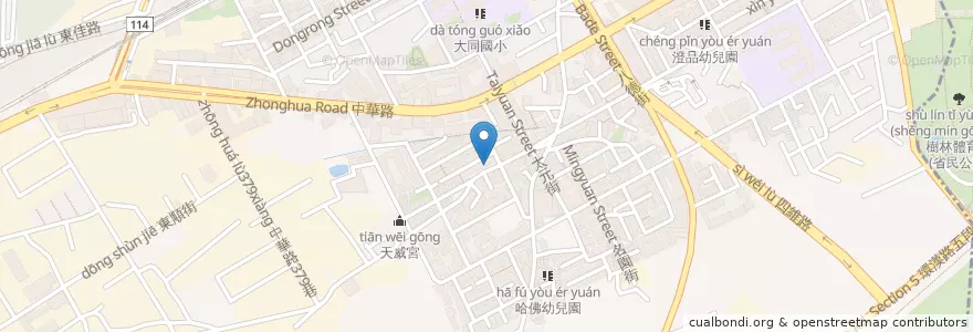 Mapa de ubicacion de 太順自助餐 en 臺灣, 新北市, 樹林區.