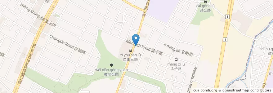Mapa de ubicacion de 多那之 en 타이완, 가오슝시, 쭤잉구.