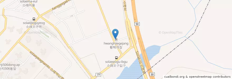 Mapa de ubicacion de 황해게장 en Corea Del Sur, Incheon, 남동구.