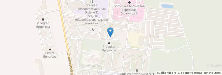 Mapa de ubicacion de Владбизнесбанк en ロシア, 中央連邦管区, Владимирская Область, Городской Округ Владимир.