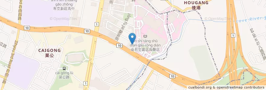 Mapa de ubicacion de 味珍香 en Taiwan, Kaohsiung.