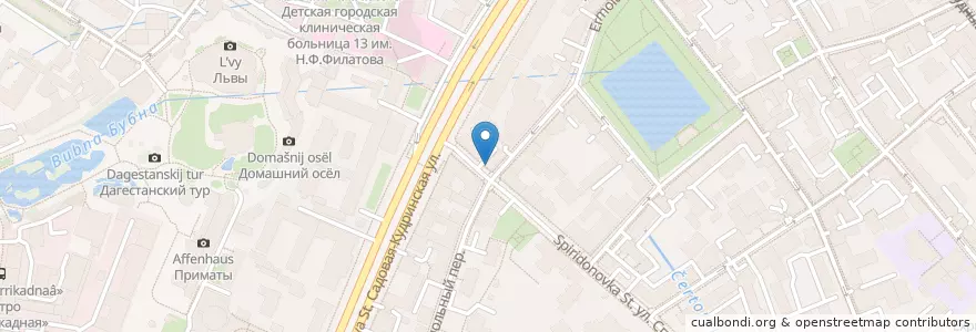 Mapa de ubicacion de Эгоист Голд en Russland, Föderationskreis Zentralrussland, Moskau, Zentraler Verwaltungsbezirk, Пресненский Район.
