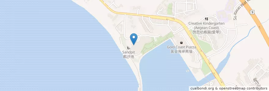 Mapa de ubicacion de 沙嗲軒 Satay Inn en China, Hongkong, Guangdong, New Territories, 屯門區 Tuen Mun District.