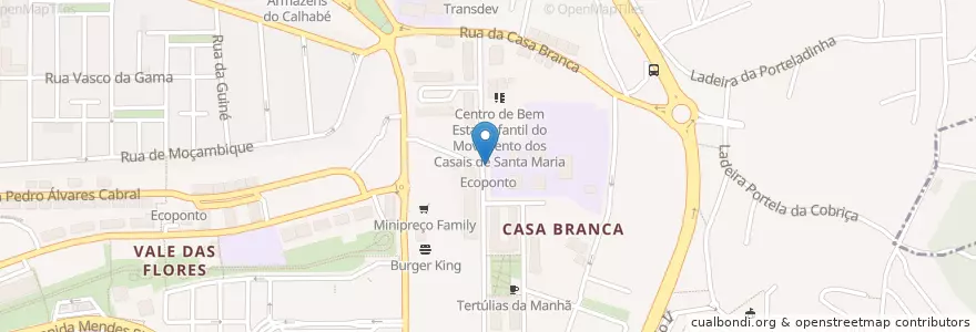 Mapa de ubicacion de Ecoponto en 포르투갈, Centro, Baixo Mondego, Coimbra, Coimbra, Santo António Dos Olivais.
