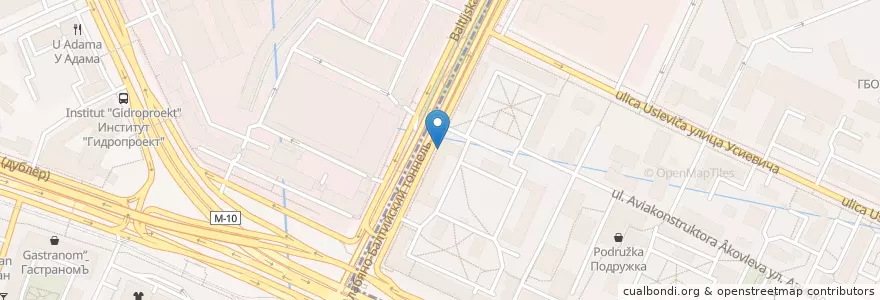 Mapa de ubicacion de Детская библиотека №31 en Rússia, Distrito Federal Central, Москва, Северный Административный Округ, Район Сокол.