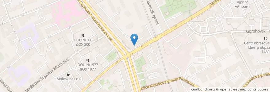 Mapa de ubicacion de Sört en Russia, Distretto Federale Centrale, Москва, Центральный Административный Округ, Басманный Район.