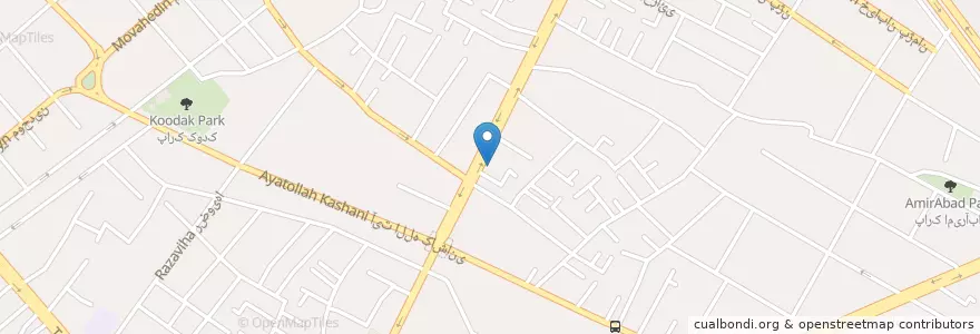 Mapa de ubicacion de مسجد امام حسین en Иран, Хорасан-Резави, شهرستان مشهد, مشهد, بخش مرکزی شهرستان مشهد.