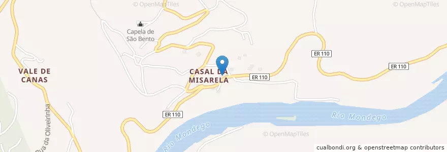 Mapa de ubicacion de Mariazinha en Portogallo, Centro, Baixo Mondego, Coimbra, Coimbra, Torres Do Mondego.