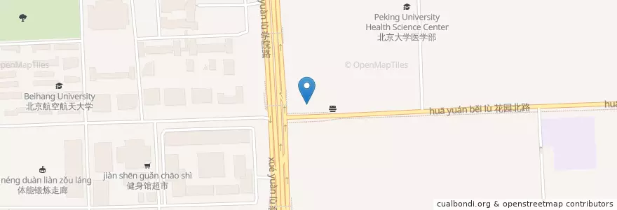 Mapa de ubicacion de 比格比萨 en China, Peking, Hebei, 海淀区.
