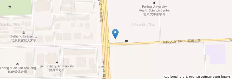 Mapa de ubicacion de 中国建设银行 en China, Peking, Hebei, 海淀区.