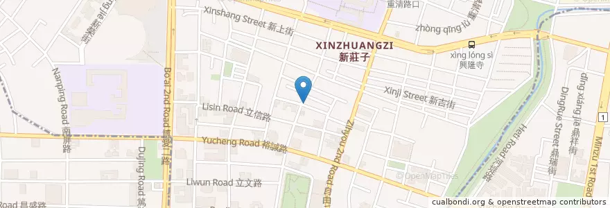 Mapa de ubicacion de 呷尚飽富國店 en Taiwán, Kaohsiung, 左營區.