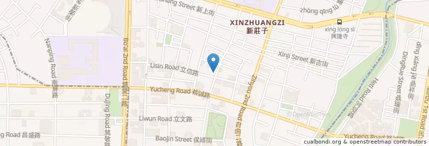 Mapa de ubicacion de 育安健保藥局 en 臺灣, 高雄市, 左營區.