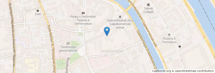 Mapa de ubicacion de Неофарм en Rusia, Distrito Federal Central, Москва, Distrito Administrativo Central, Район Замоскворечье.