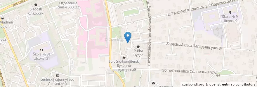 Mapa de ubicacion de ММК-Дентал en Russia, Distretto Federale Centrale, Владимирская Область, Городской Округ Владимир.