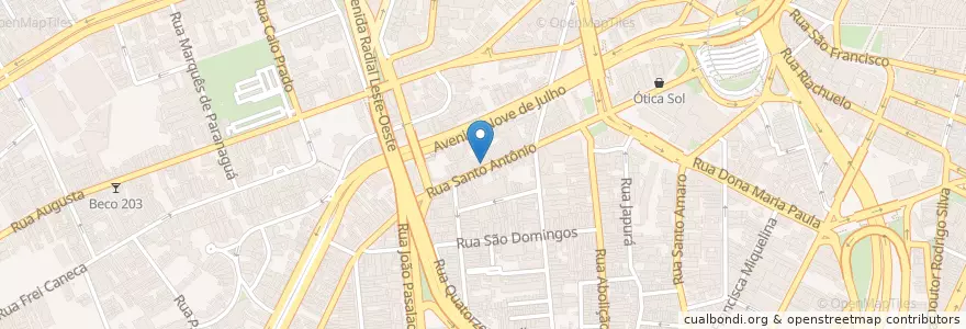 Mapa de ubicacion de Ambulatório da Mulher Hospital Pérola Byington en Brasile, Regione Sudest, San Paolo, Região Geográfica Intermediária De São Paulo, Região Metropolitana De São Paulo, Região Imediata De São Paulo, San Paolo.