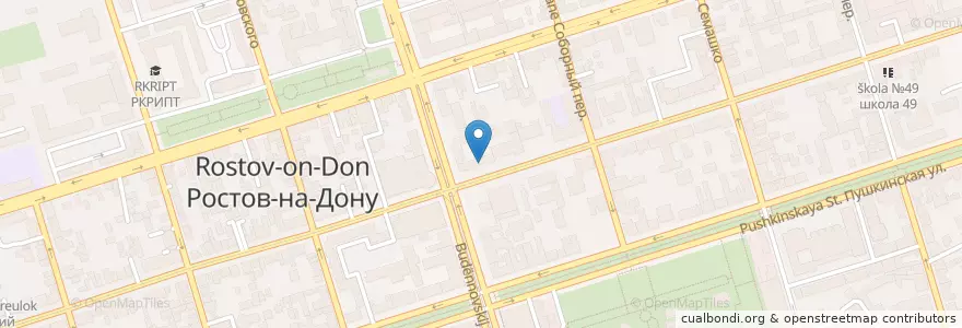 Mapa de ubicacion de Социальная аптека en Rusland, Zuidelijk Federaal District, Oblast Rostov, Городской Округ Ростов-На-Дону.
