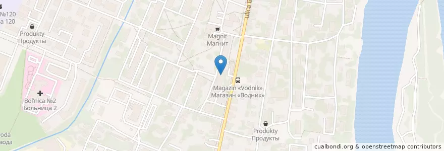 Mapa de ubicacion de Ригла en Russie, District Fédéral De La Volga, Oblast De Nijni Novgorod, Городской Округ Нижний Новгород.