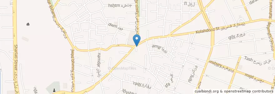 Mapa de ubicacion de مسجد امام حسین en Iran, Téhéran, شهرستان تهران, Téhéran, بخش مرکزی شهرستان تهران.