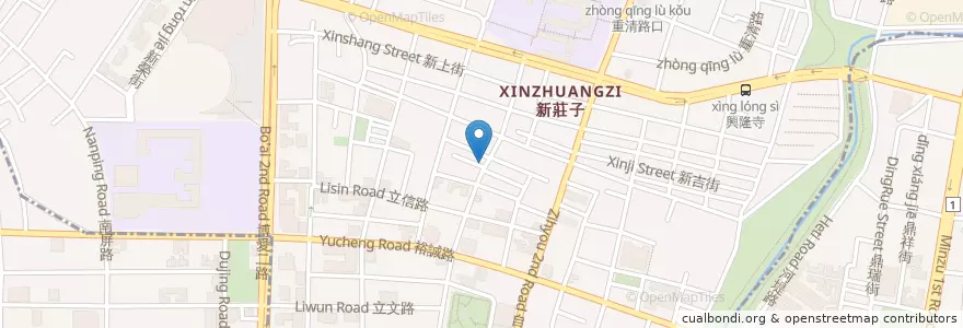Mapa de ubicacion de 豐味便當 en Tayvan, Kaohsiung, 左營區.