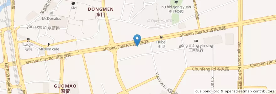 Mapa de ubicacion de 远东妇儿科医院 en 중국, 광둥성, 선전시, 뤄후구.