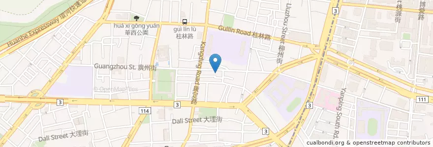 Mapa de ubicacion de 周記肉粥店 en 臺灣, 新北市, 臺北市, 萬華區.