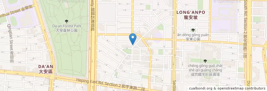 Mapa de ubicacion de Angle Cafe en Taiwán, Nuevo Taipéi, Taipéi, 大安區.