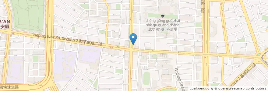 Mapa de ubicacion de 玉欣珍傳統美食坊 en تایوان, 新北市, تایپه, 大安區.