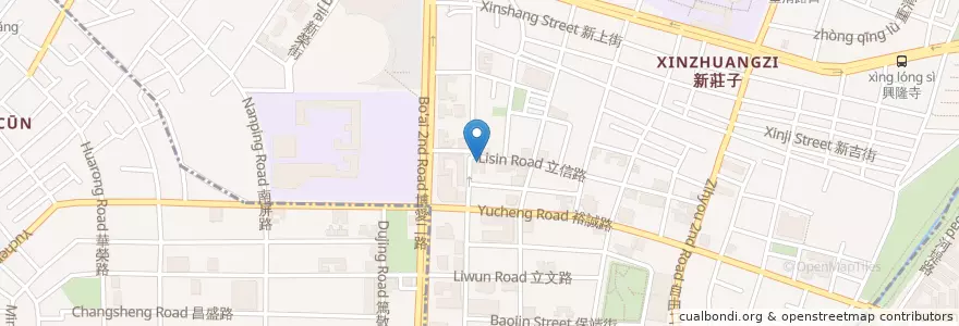 Mapa de ubicacion de 橘子廚房 en Taiwan, Kaohsiung, Zuoying District.