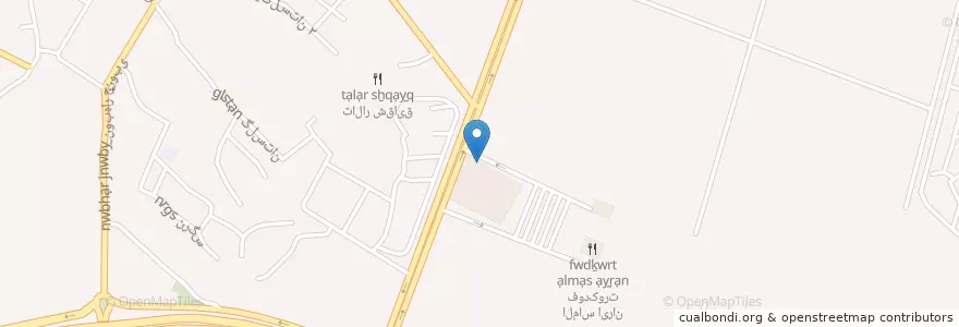 Mapa de ubicacion de امیر شکلات en Иран, Тегеран, شهرستان شمیرانات, Тегеран, بخش رودبار قصران.