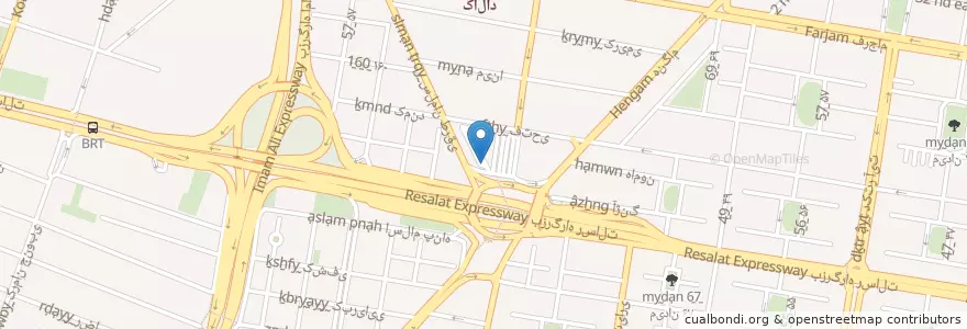 Mapa de ubicacion de خودبانک شهر VTM en Irão, Teerã, شهرستان تهران, Teerã, بخش مرکزی شهرستان تهران.