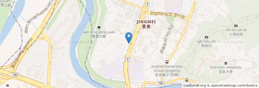 Mapa de ubicacion de 璟美眼科診所 en Taiwan, 新北市, 文山區.