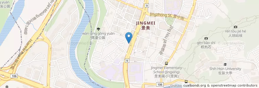 Mapa de ubicacion de 天德堂蔘藥行 en Taiwan, 新北市, 文山區.