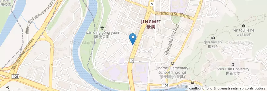 Mapa de ubicacion de 新同仁牙醫診所 en تايوان, تايبيه الجديدة, 文山區.