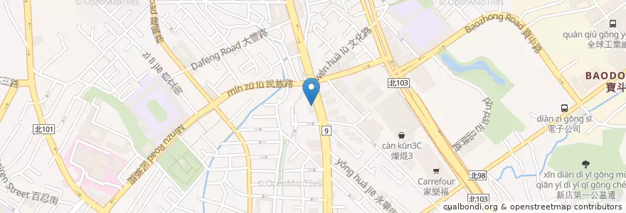 Mapa de ubicacion de 林慶堂婦產科 en Tayvan, 新北市, 新店區.