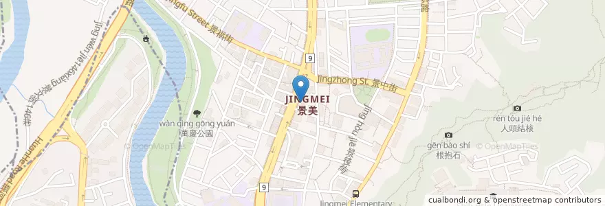 Mapa de ubicacion de 漂亮101皮膚科診所 en تايوان, تايبيه الجديدة, تايبيه, 文山區.