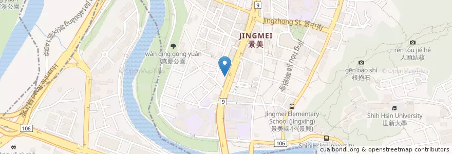 Mapa de ubicacion de 西安牙醫診所 en 臺灣, 新北市, 文山區.