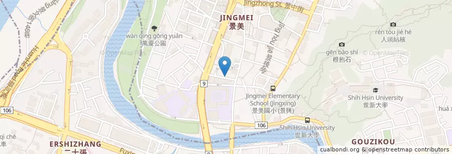 Mapa de ubicacion de 麥味登 en Taïwan, Nouveau Taipei, District De Wenshan.
