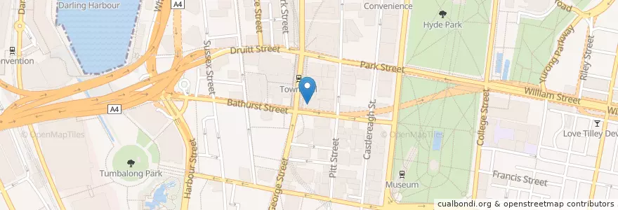 Mapa de ubicacion de HSBC en Australia, Nueva Gales Del Sur, Council Of The City Of Sydney, Sydney.
