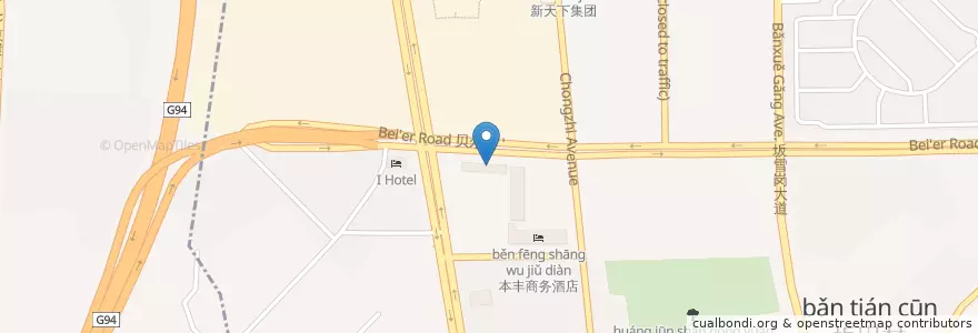 Mapa de ubicacion de 小梧桐 en 中国, 广东省, 深圳市, 龙岗区.