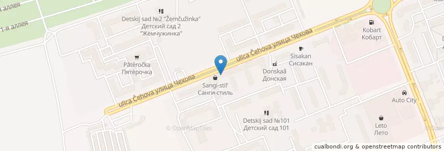 Mapa de ubicacion de Пирамида en Russie, District Fédéral Du Sud, Ростовская Область, Городской Округ Таганрог.