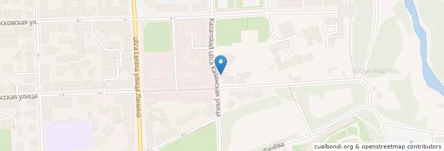 Mapa de ubicacion de Fabrika en Rusia, Приволжский Федеральный Округ, Óblast De Kírov, Городской Округ Киров.