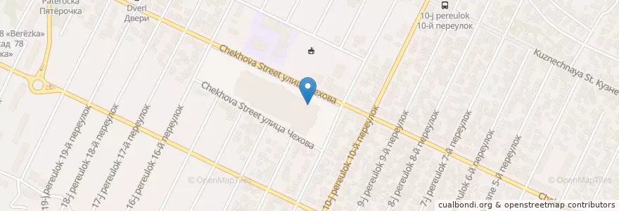 Mapa de ubicacion de Альфа-банк en Russie, District Fédéral Du Sud, Ростовская Область, Городской Округ Таганрог.