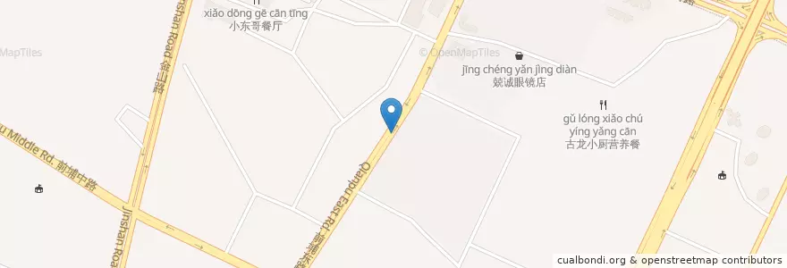 Mapa de ubicacion de 岭兜一里东站 104400 en Chine, Fujian, District De Siming.