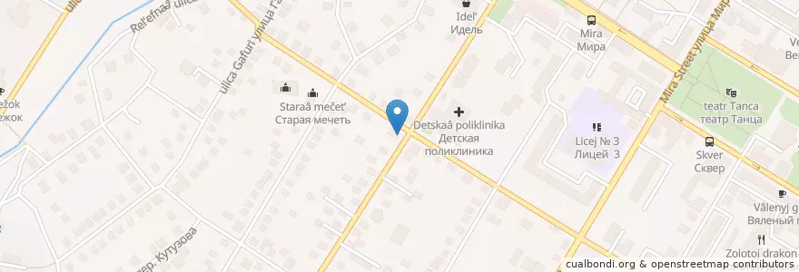 Mapa de ubicacion de Бистро Шаурма en Rusland, Приволжский Федеральный Округ, Basjkirostan, Городской Округ Стерлитамак.