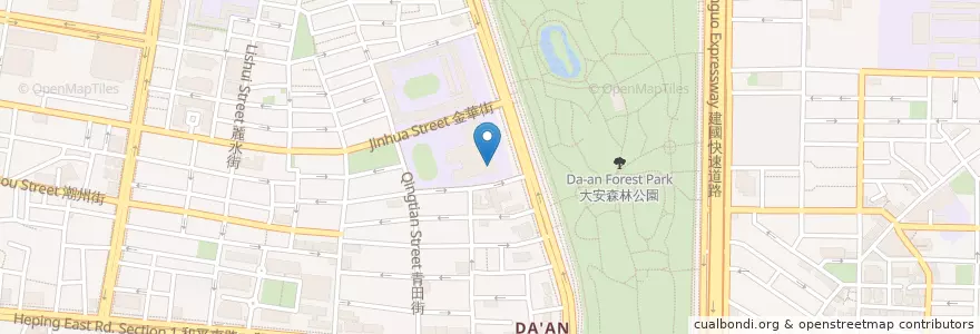 Mapa de ubicacion de 新生國小地下停車場 en Taiwán, Nuevo Taipéi, Taipéi, 大安區.