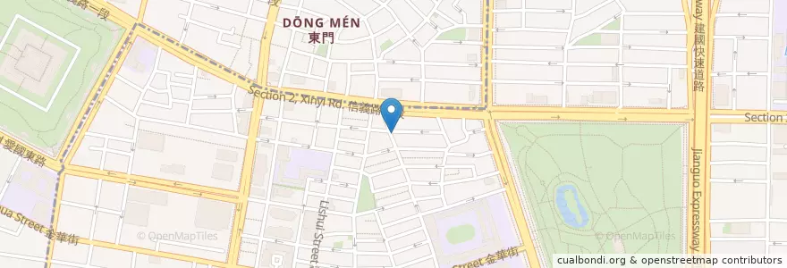 Mapa de ubicacion de 秀蘭小館 en Taiwan, 新北市, Taipei, 大安區.