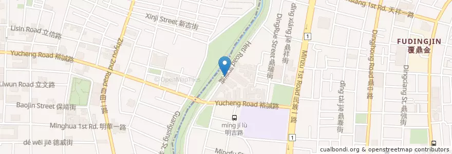 Mapa de ubicacion de Korean restaurant Abba en 臺灣, 高雄市, 三民區, 左營區.