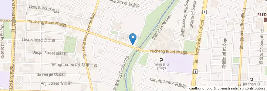 Mapa de ubicacion de 新高橋藥局 en Тайвань, Гаосюн, 三民區, 左營區.
